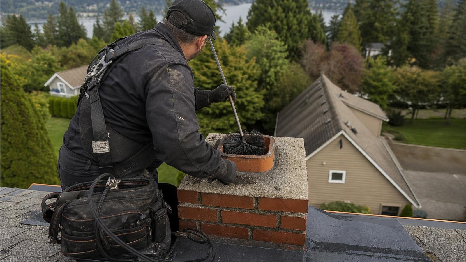 Practical chimney sweep & inspection in Redmond